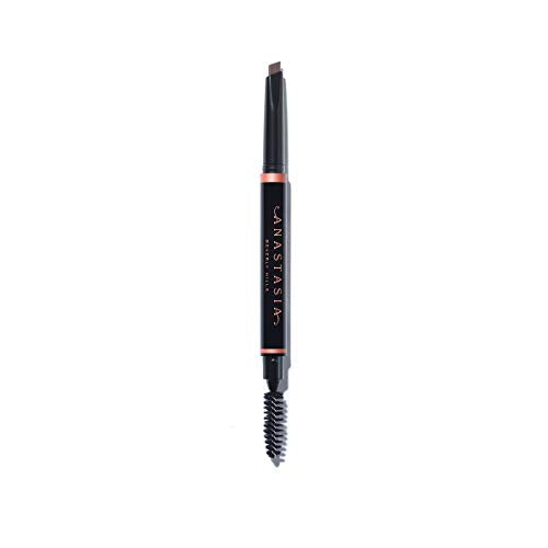 Anastasia Beverly Hills Brow Definer Pencil in Taupe with a triangular tip and built-in spoolie for precise brow definition.