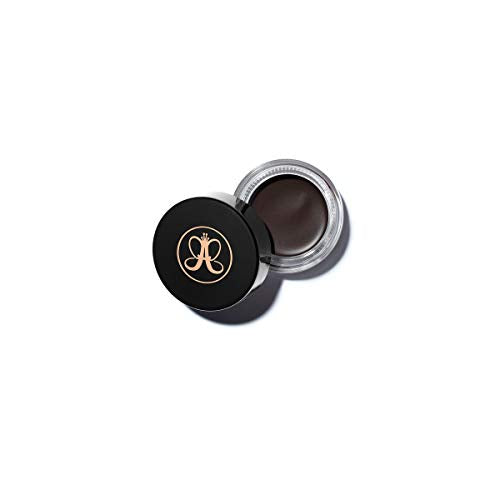 Anastasia Beverly Hills Dipbrow Eyebrow Pomade in Ebony, showcasing its sleek packaging and rich color.