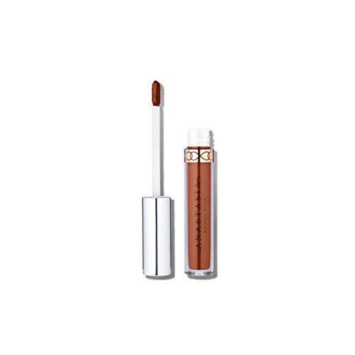 Anastasia Beverly Hills Liquid Lipstick in Ashton, showcasing a sleek tube with a warm nude shade.