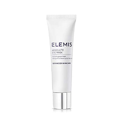 Elemis Anti-Ageing Absolute Eye Mask packaging with a luxurious design, showcasing its anti-aging benefits for the eye area.