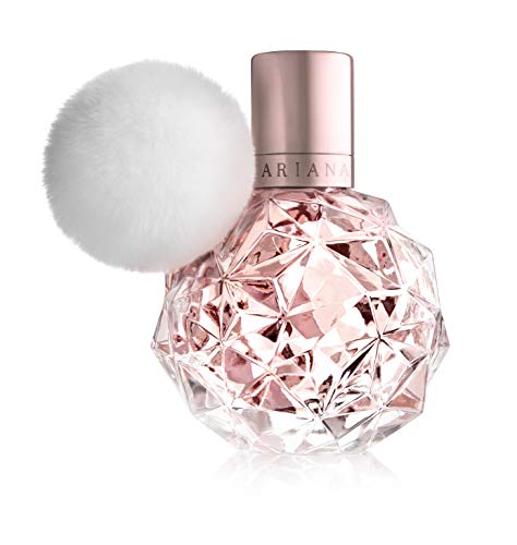 Ari Eau de Parfum by Ariana Grande in an elegant pink bottle with a stylish design.