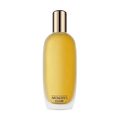 Aromatics Elixir Eau de Parfum bottle with elegant design, showcasing its floral and earthy essence.