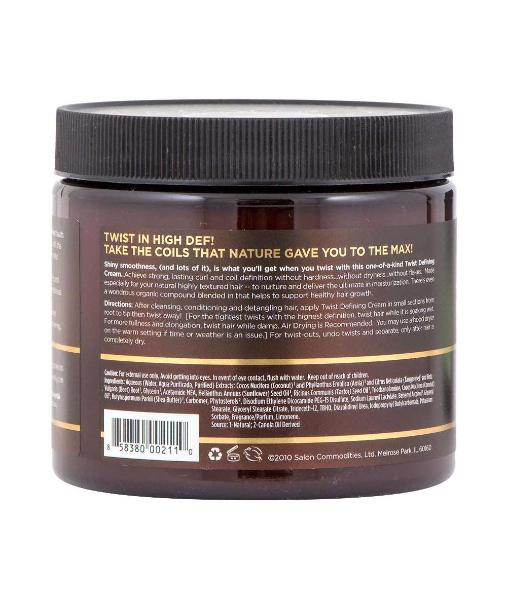 As I Am Twist Defining Cream 16oz jar with a sleek design, showcasing its rich texture and branding.