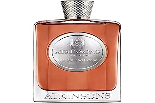 Atkinson The Big Bad Cedar Eau de Parfum bottle showcasing its elegant design and rich cedarwood fragrance.