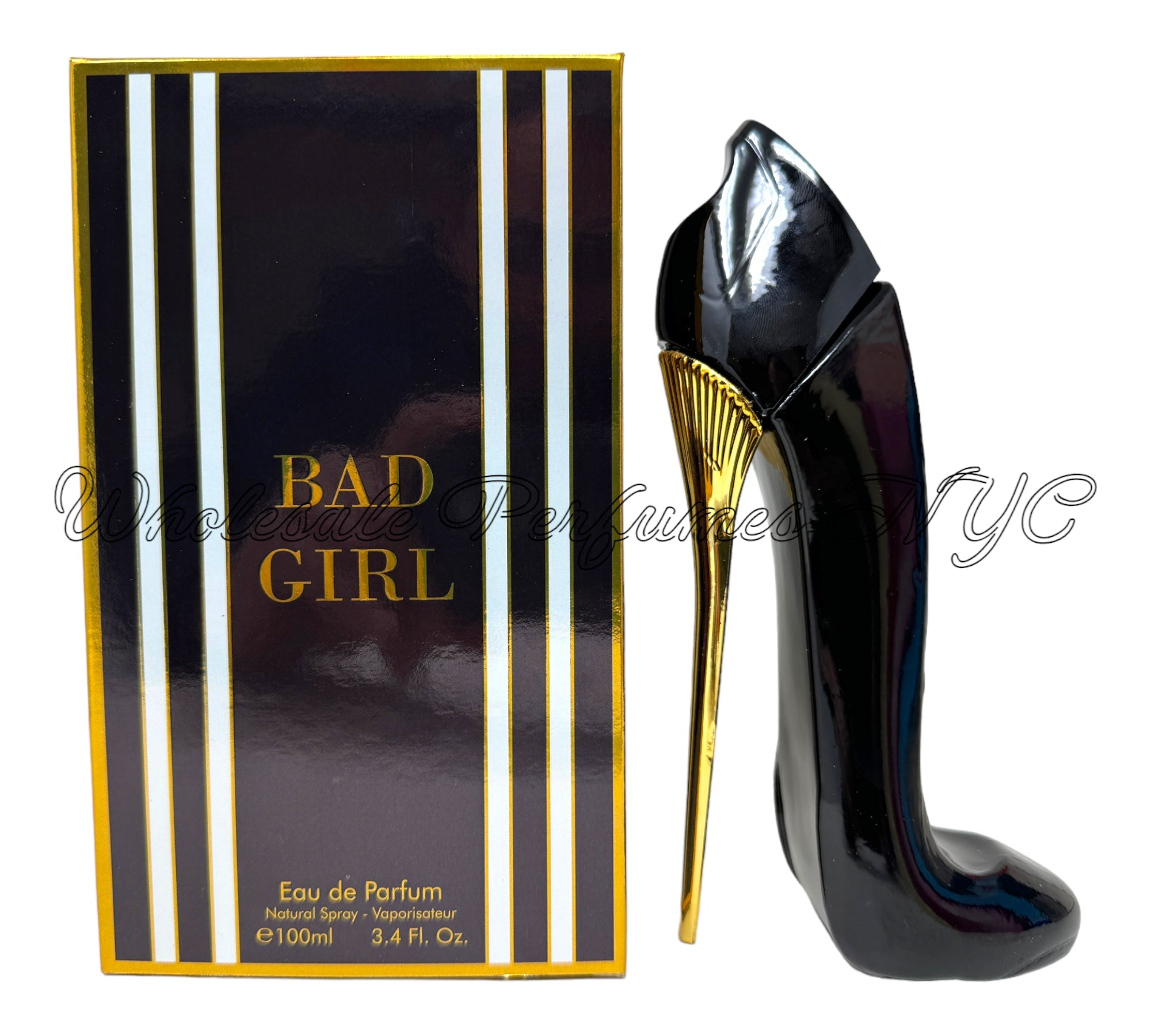 Bad Girl for Women - New Stiletto Eau de Parfum spray in a stylish bottle, showcasing its bold and elegant design.