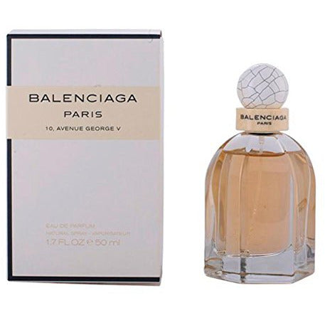 Balenciaga Paris Eau de Parfum bottle showcasing elegant design and luxurious fragrance.