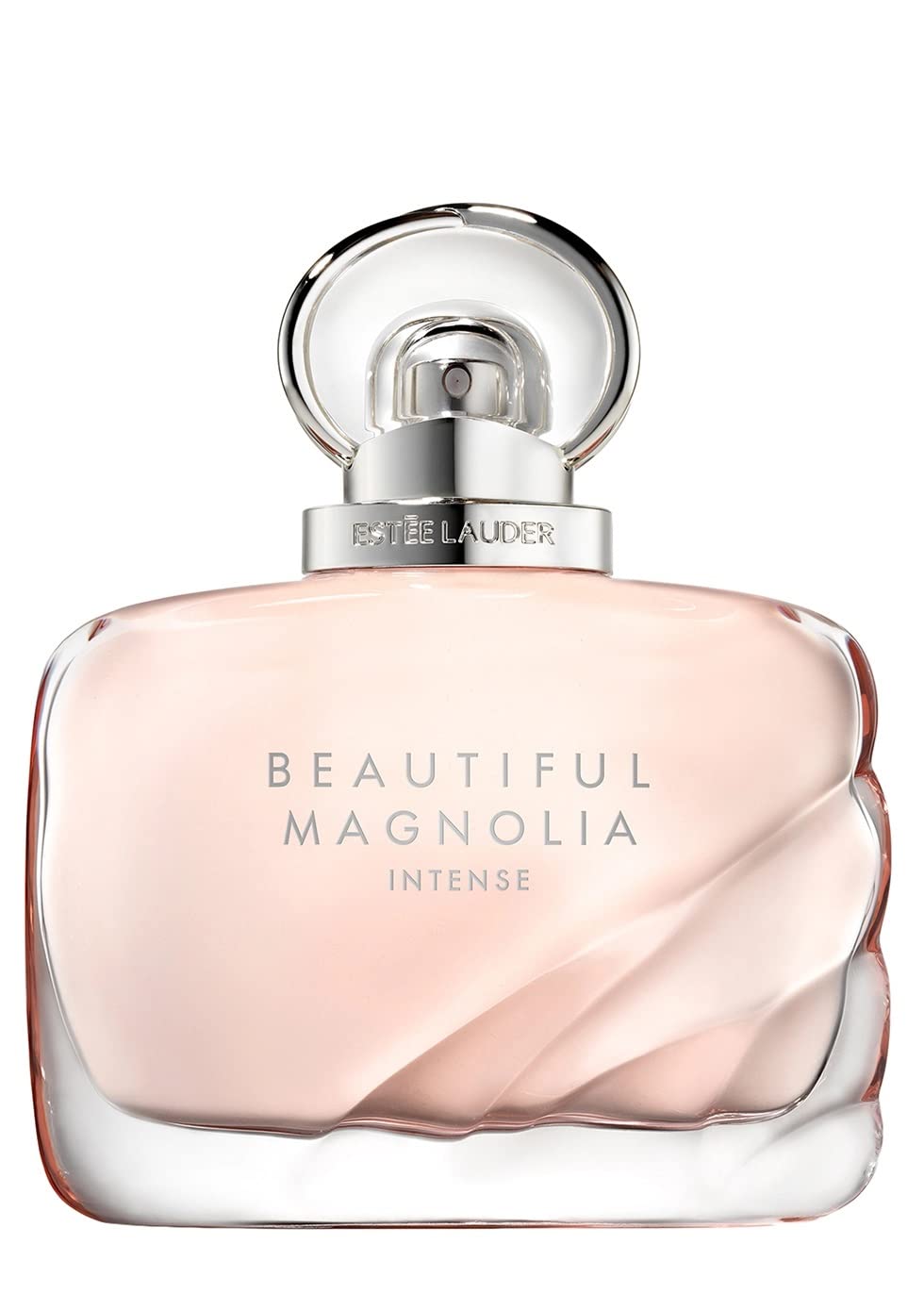 A luxurious bottle of Estée Lauder Beautiful Magnolia Intense Eau de Parfum, showcasing its elegant design and floral essence.