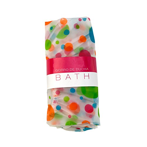 Beter Patterned Shower Cap featuring a stylish design, perfect for keeping hair dry during showers.