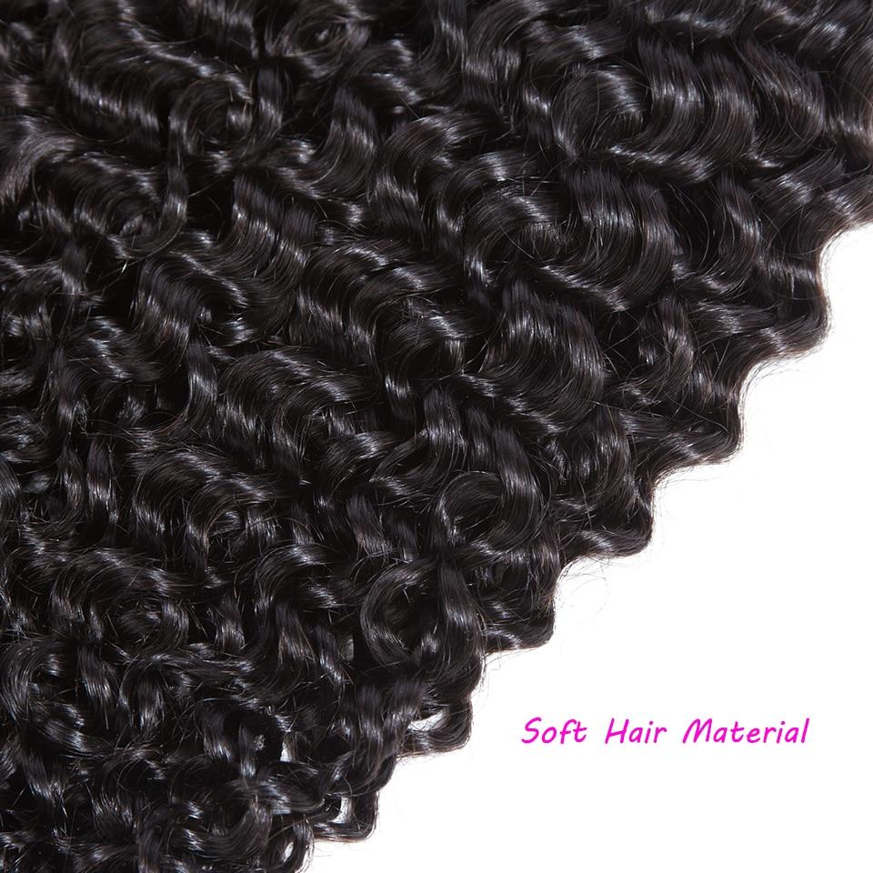 BeuMax 10A Grade 3/4 Kinky Curl hair bundles with a 13x4 frontal, showcasing natural waves and a luxurious texture.