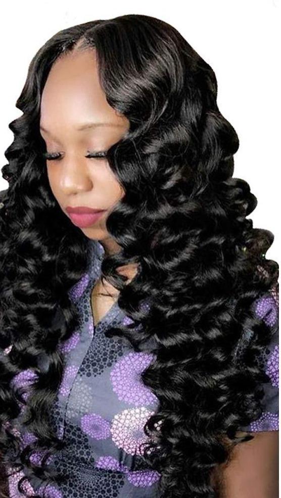 BeuMAX 10A Grade 3/4 Loose Wave Bundles showcasing luxurious, natural-looking human hair extensions in a wavy texture.