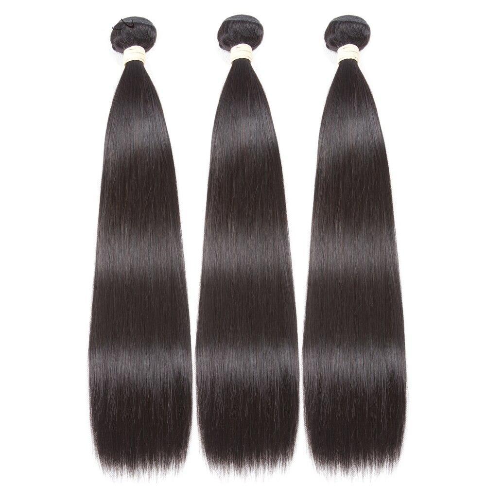 BeuMax 10A Grade 3/4 Straight Hair Bundles with 2x6 Closure, showcasing luxurious, unprocessed virgin human hair in a sleek, straight style.