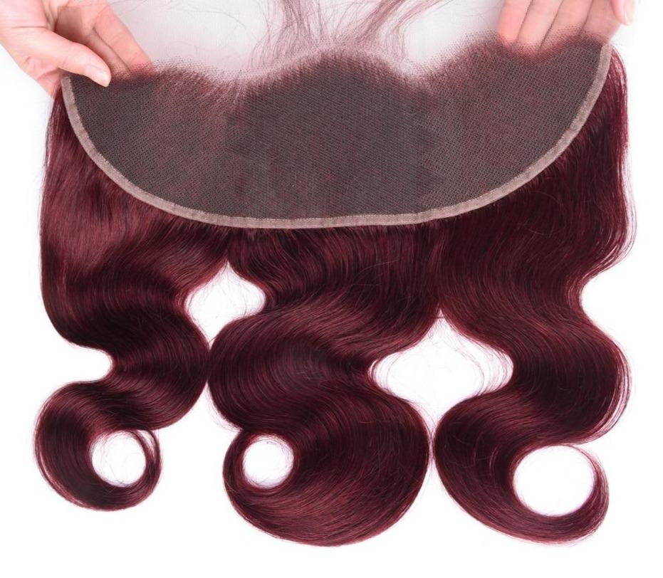 BeuMax 99J Body Wave Bundles with Closures & Frontals showcasing luxurious, wavy texture and rich color.