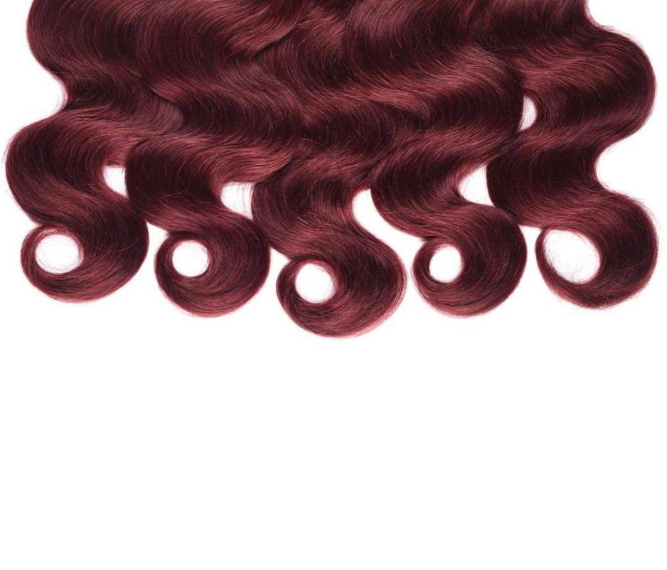 BeuMax 99J Body Wave Bundles with Closures & Frontals showcasing luxurious, wavy texture and rich color.