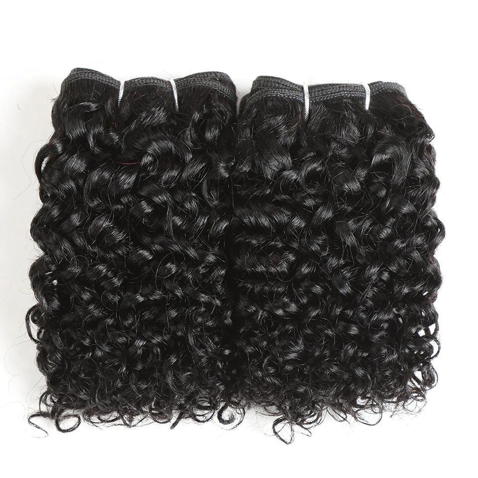 Beumax Double Drawn 12A Grade Jerry Curl Bundles with Closures, showcasing luxurious, shiny, and voluminous hair extensions.