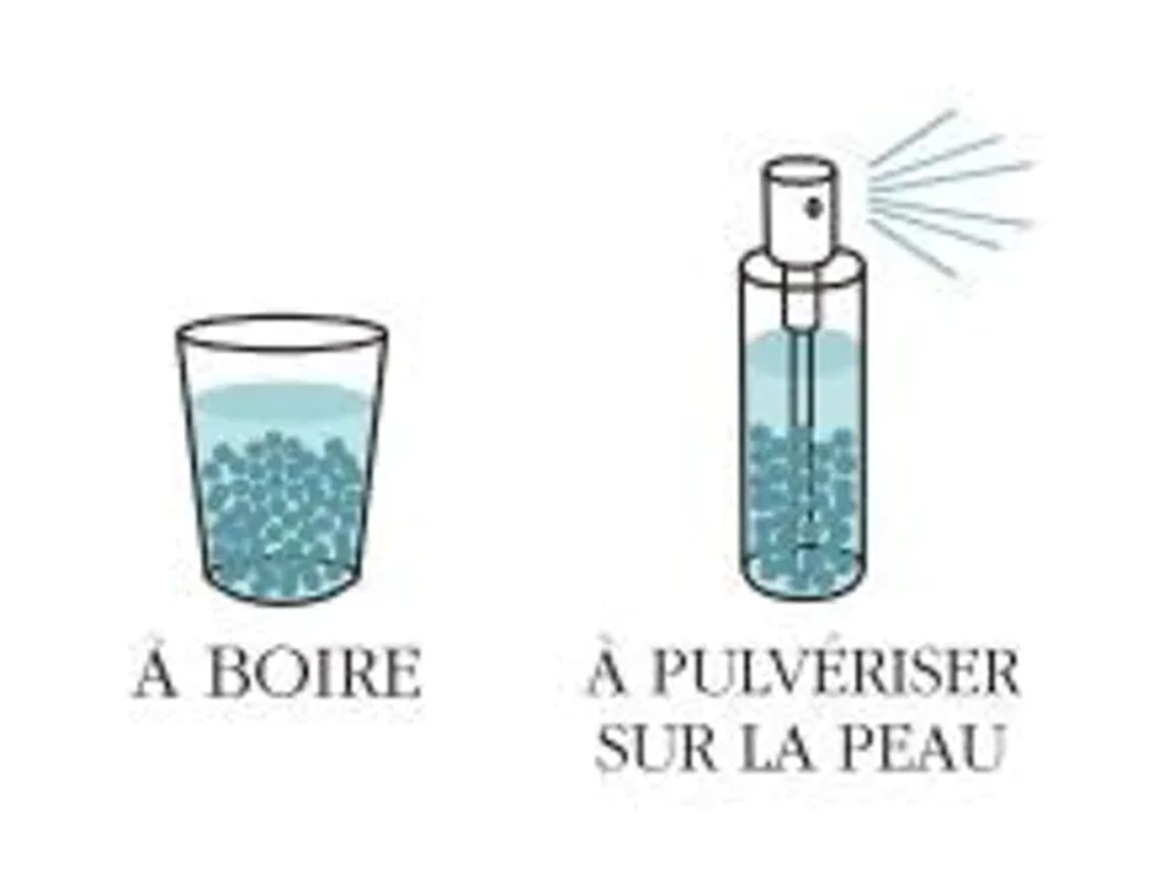 Billes de céramique hydrogène, antioxydant et hydratant, dans un emballage élégant, prêtes à filtrer l'eau.