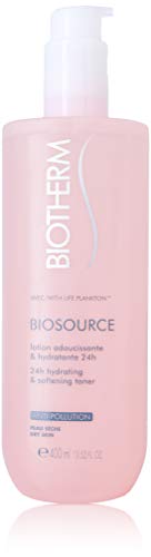 Biotherm Biosource Hydra-Mineral Lotion Softening Water bottle with a sleek design, ideal for hydrating dry skin.