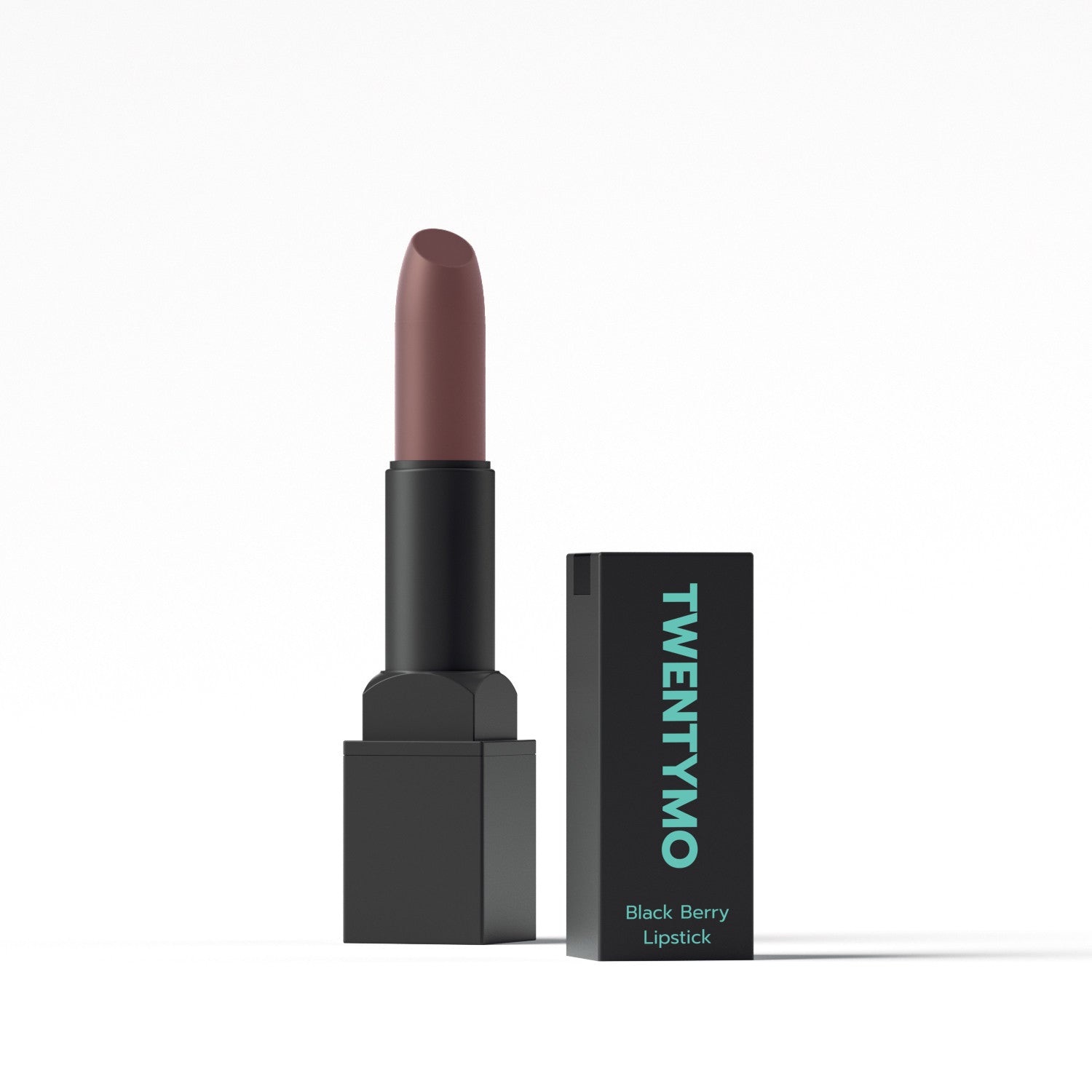 A sleek tube of Black Berry lip stain showcasing its rich, dark berry color, with a creamy texture that promises long-lasting wear and hydration.