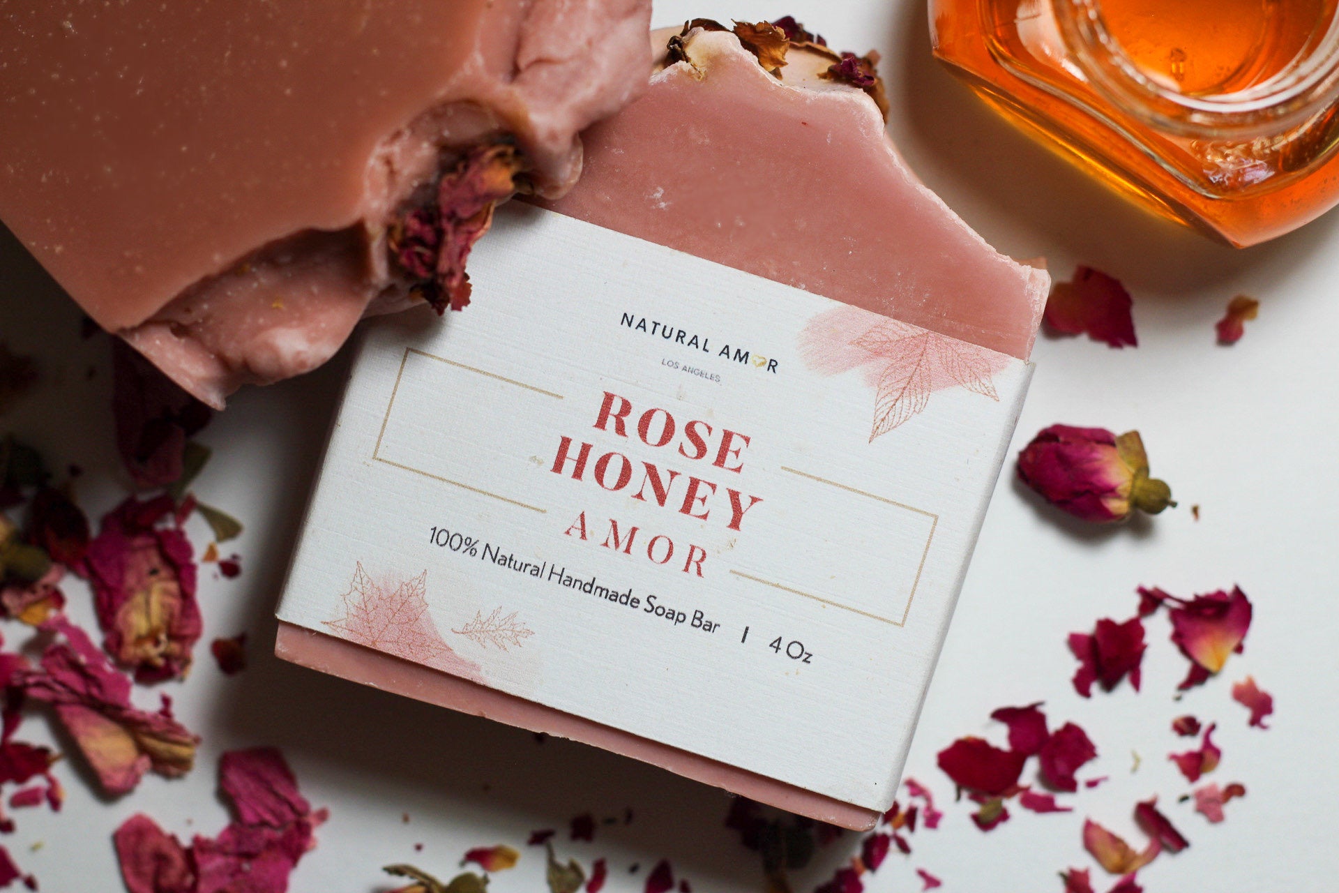 Blooming Gift Box featuring bath bombs, handmade soap, and rose hand cream in an elegant packaging.