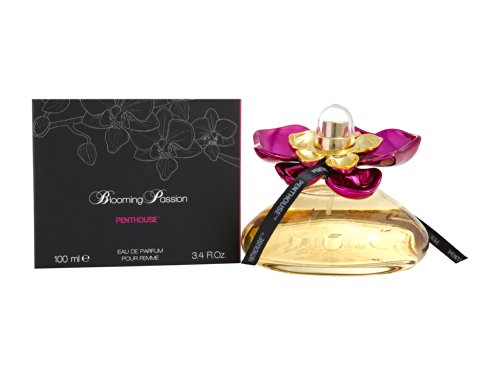 Blooming Passion Eau de Parfum bottle with elegant floral design.