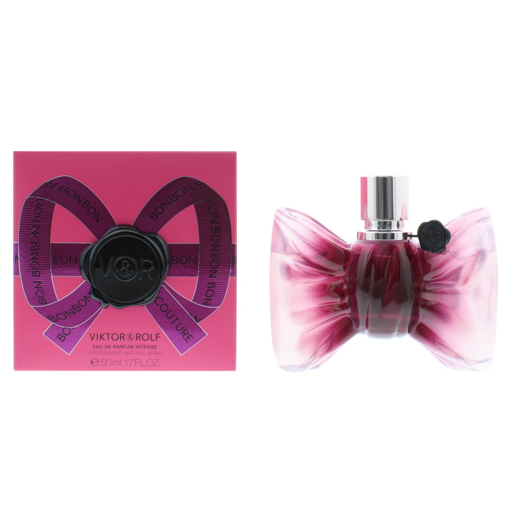 Bonbon Couture Eau de Parfum by Viktor & Rolf in an elegant bottle, showcasing its luxurious amber vanilla fragrance.