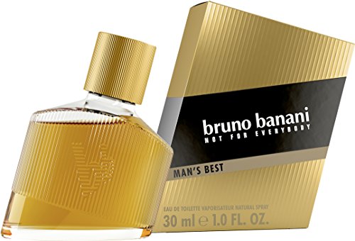 Bruno Banani Man's Best Eau de Toilette in a sleek bottle, showcasing its modern design and elegant branding.