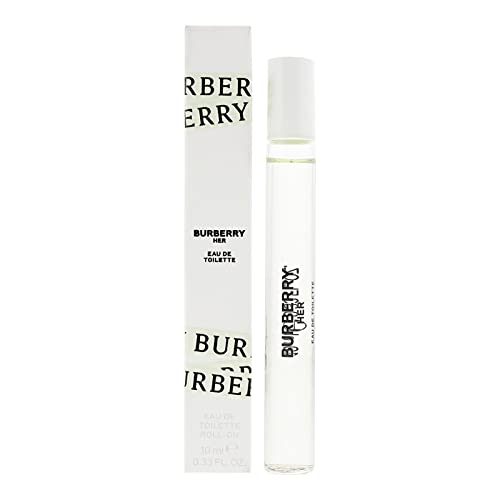 Burberry Burberry Her Eau de Toilette bottle with elegant design, showcasing its vibrant and fruity fragrance.