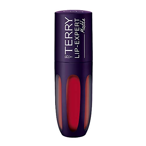 By Terry Lip-Expert Matte Liquid Lipstick in My Red, showcasing its sleek packaging and vibrant red color.