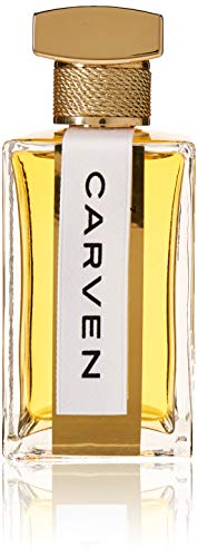 Carven Paris Séville Eau de Parfum bottle elegantly displayed with floral accents.