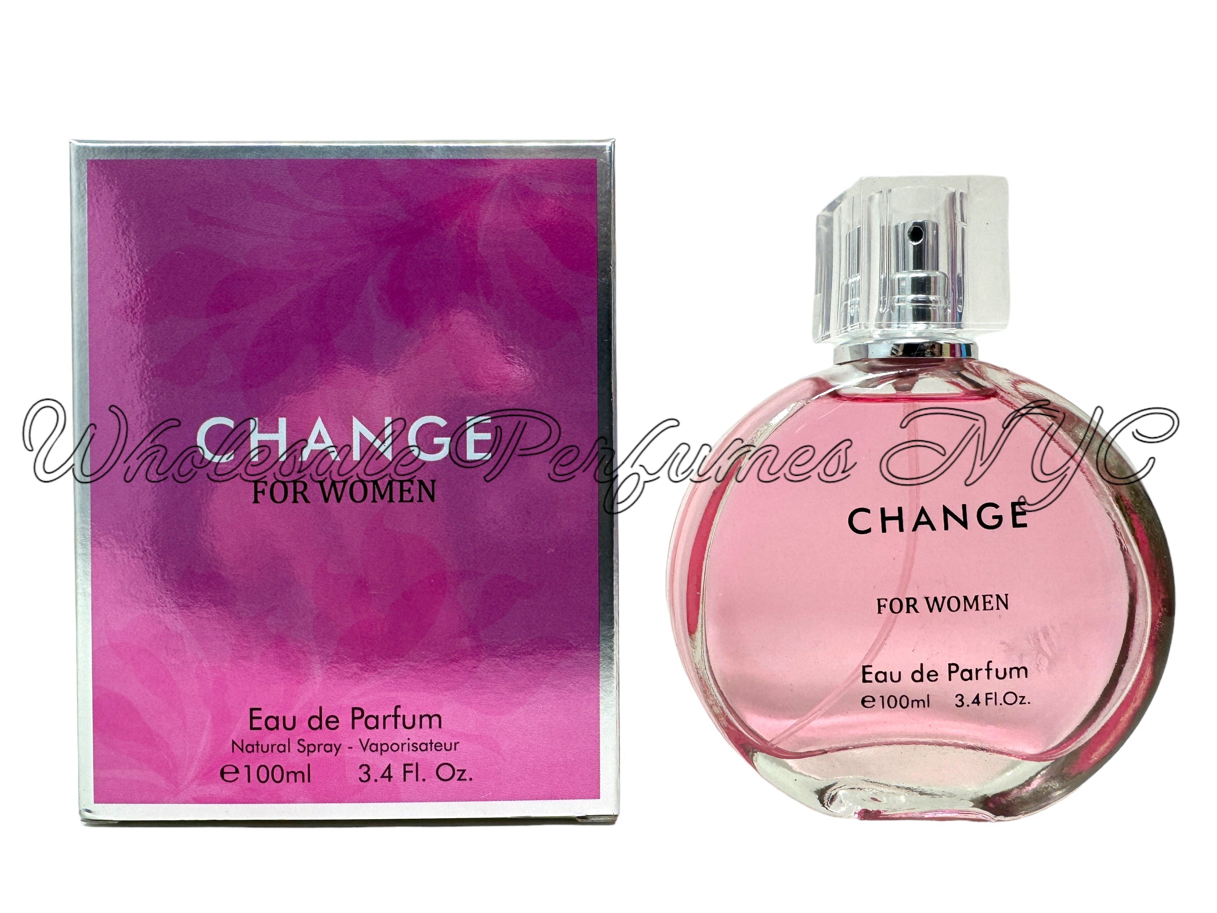 Change for Women Eau de Parfum by Urban Collection in a stylish bottle, 3.4oz size, perfect for daily wear.