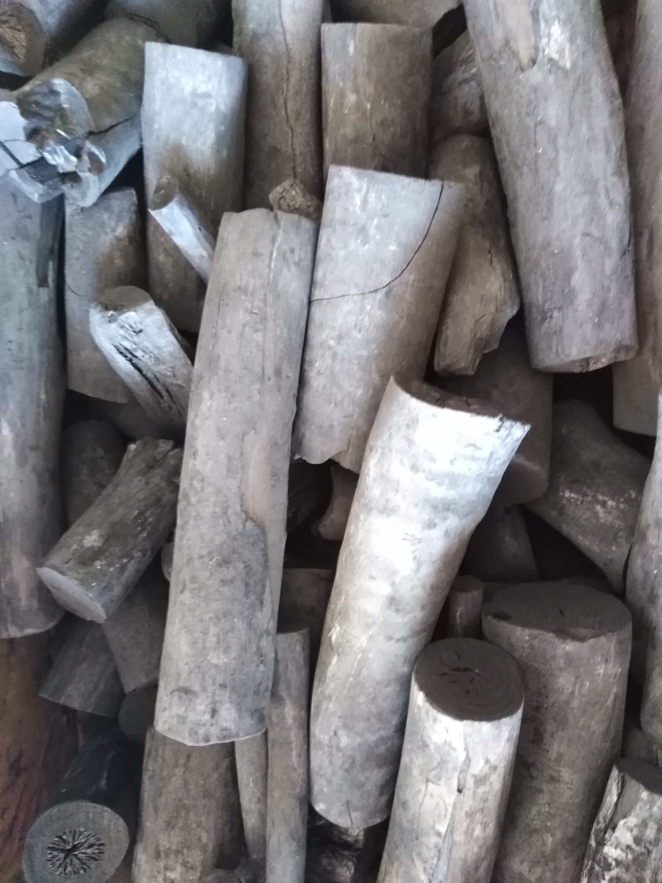 Bâton de charbon Binchotan bio, filtre naturel pour l'eau, fabriqué à partir de bois d'eucalyptus.