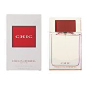 Chic Eau de Parfum by Carolina Herrera in an elegant bottle, showcasing a floral fragrance designed for women.