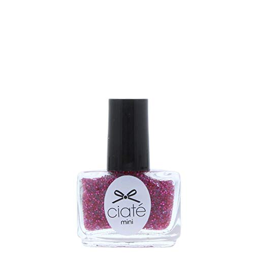 Ciaté Caviar Manicure Nail Topper in Rose Rush, featuring a textured rose gold finish with caviar beads for a luxurious manicure.