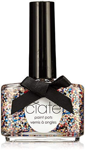 Ciaté The Paint Pot Nail Polish in Comic Strip, showcasing vibrant colors and a glossy finish in a stylish bottle.