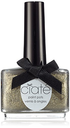 Ciaté The Paint Pot Nail Polish in Glametal, showcasing a vibrant metallic finish in a sleek bottle.