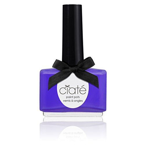 Ciaté The Paint Pot Nail Polish in What The Shell?! showcasing a vibrant shell-inspired color in a sleek bottle.