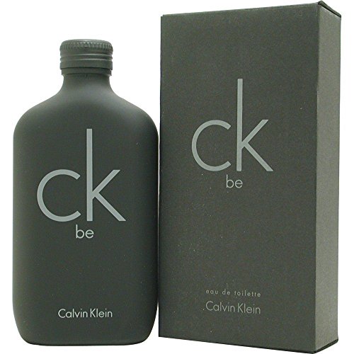 CK Be Eau De Toilette by Calvin Klein in a sleek black bottle, showcasing its modern design.