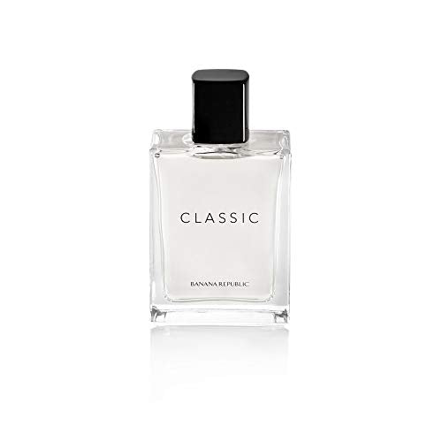 Banana Republic Classic Eau de Parfum bottle with elegant design, showcasing sophistication and style.