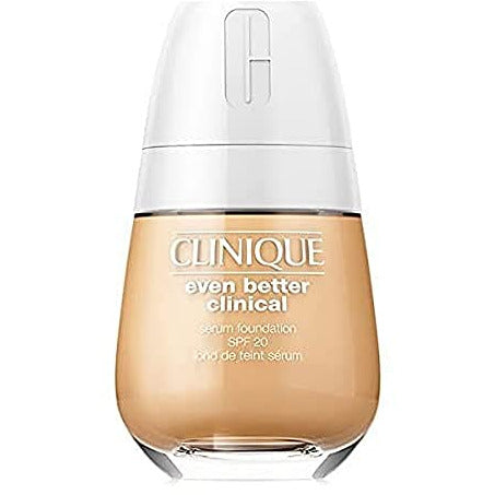 Clinique Even Better Clinical Serum Foundation SPF20 in WN 46 Golden, showcasing its elegant packaging and golden shade.