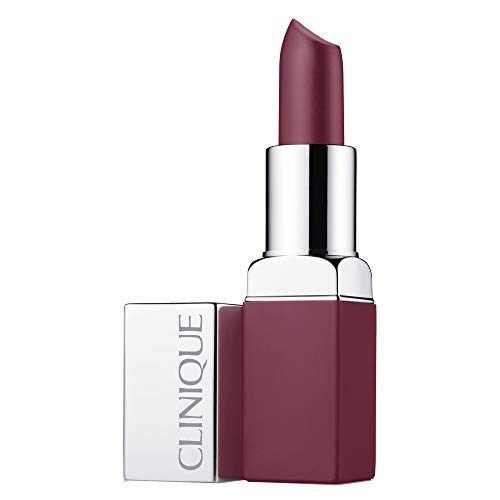 Clinique Pop Matte Lip Colour & Primer in 08 Bold Pop, showcasing a vibrant matte lipstick in a sleek tube.