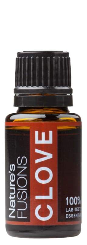 15ml bottle of Clove Pure Essential Oil with a rich, spicy aroma, ideal for aromatherapy and topical use.