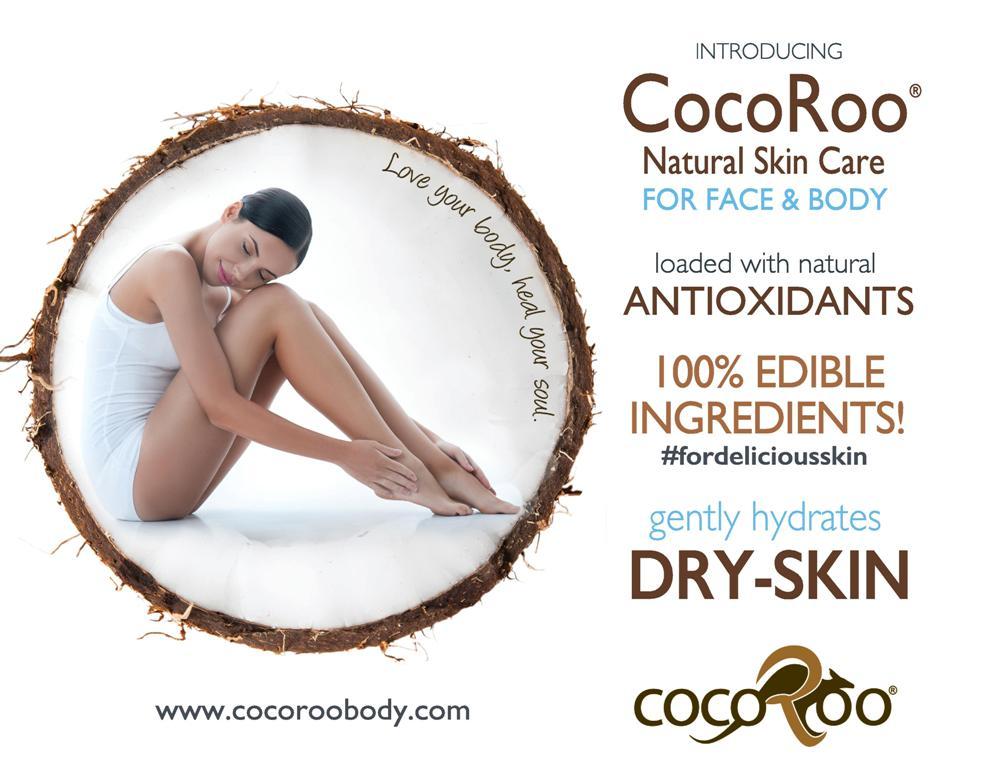 CocoRoo® Coconut Care 3-Pack featuring Original, Lavender, and Peppermint coconut oil moisturizers in 8 oz tubes.