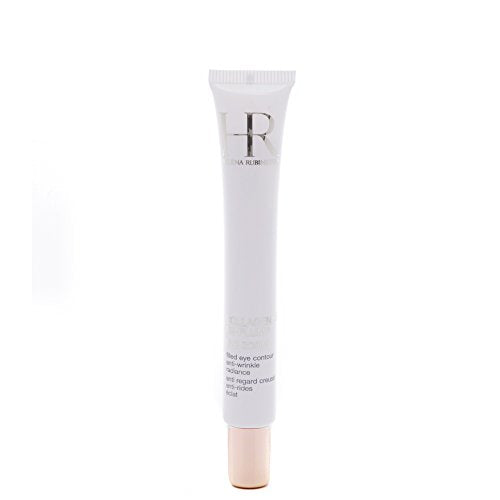 Helena Rubinstein Collagenist Re Plump Eye Zoom Eye Contour Cream in a sleek jar, showcasing its luxurious texture.