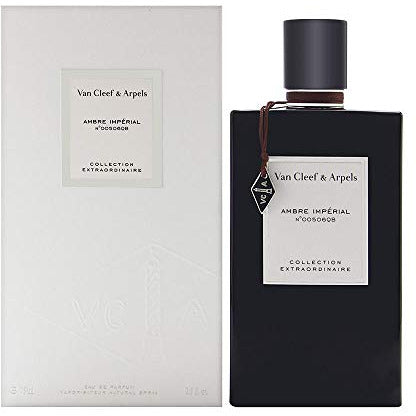 Van Cleef & Arpels Collection Extraordinaire Ambre Imperial Eau de Parfum bottle elegantly displayed with a luxurious design.