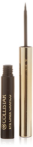 Collistar Graphic Eyeliner in 01 Lea Black showcasing its sleek design and precision tip for easy application.