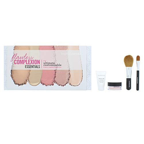 bareMinerals Complexion Essentials Gift Set featuring four essential makeup products for a flawless complexion.