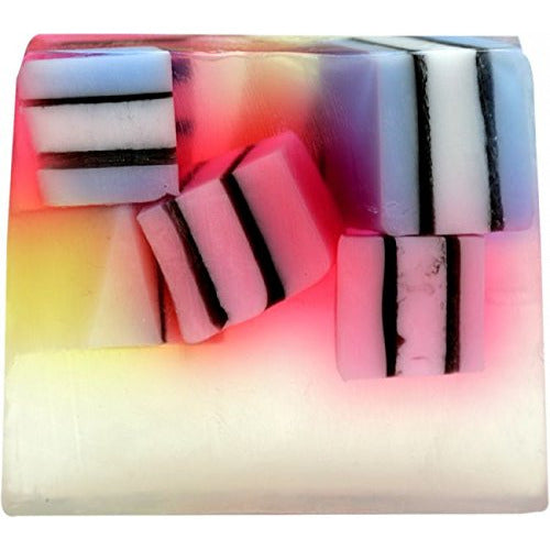 Colorful Bomb Cosmetics Candy Box Soap with sweet candy design, perfect for a delightful bathing experience.