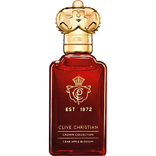 Clive Christian Crab Apple Blossom Perfume bottle with elegant design and floral accents.