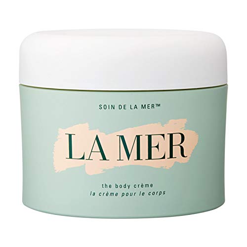 A luxurious jar of Crème De La Mer The Body Crème showcasing its rich, creamy texture, perfect for deep hydration.