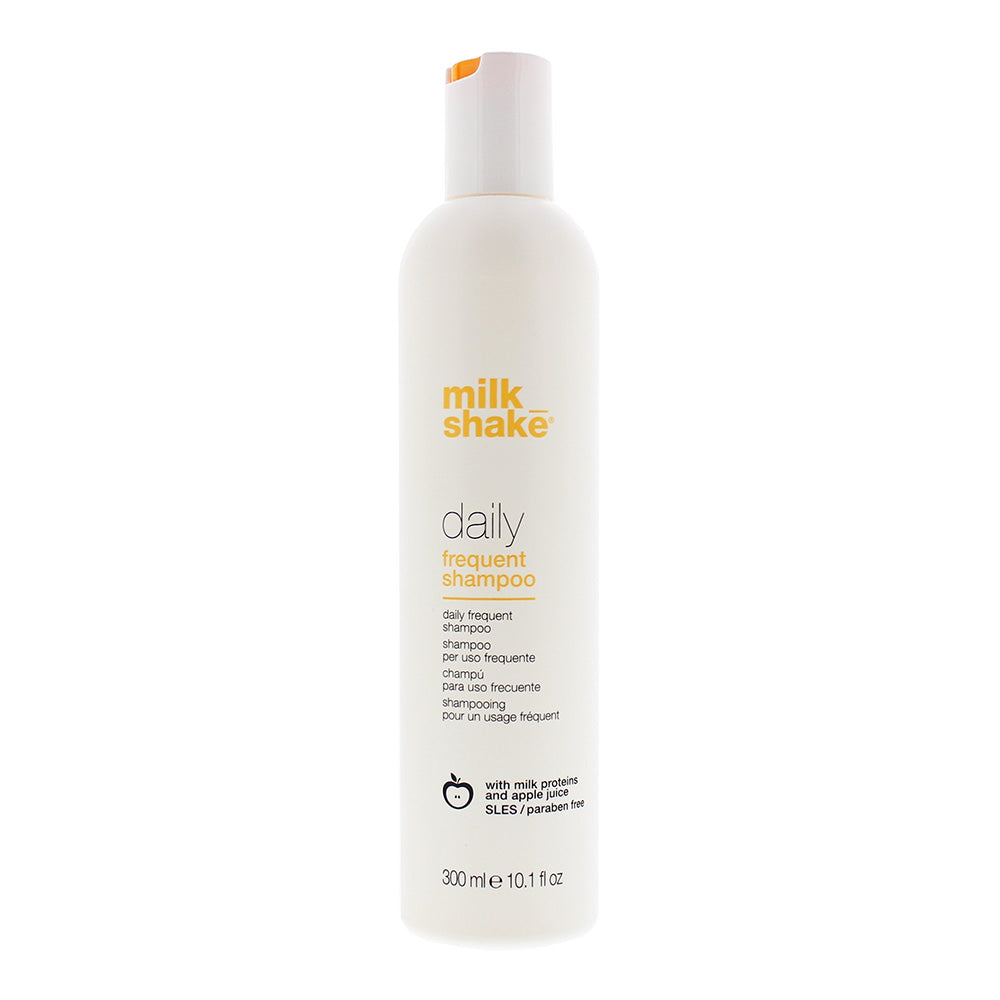 Bottle of Milk_shake Daily Frequent Shampoo with a sleek design, showcasing its nourishing formula for everyday hair care.