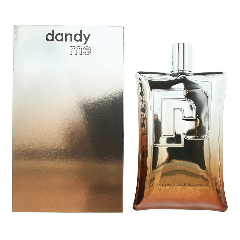 Dandy Me Eau de Parfum by Paco Rabanne in an elegant bottle, showcasing its luxurious design.